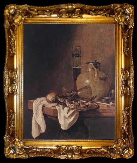 framed  BEYEREN, Abraham van The Breakfast, ta009-2
